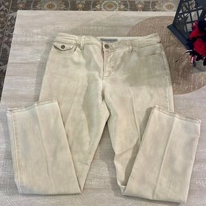 Chicos Platinum denim jeans sz 1 (conversion chart in pics) euc